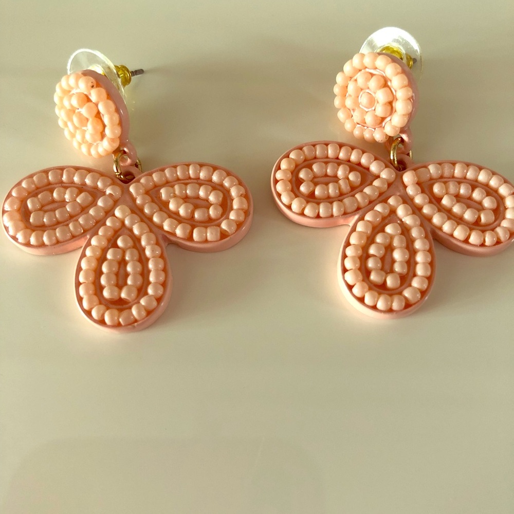 never work Bauble Bar beaded earring with posts